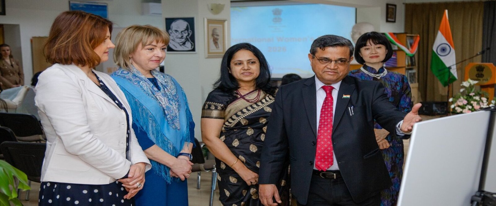 Celebration of International Womens day at the Embassy of India, Minsk