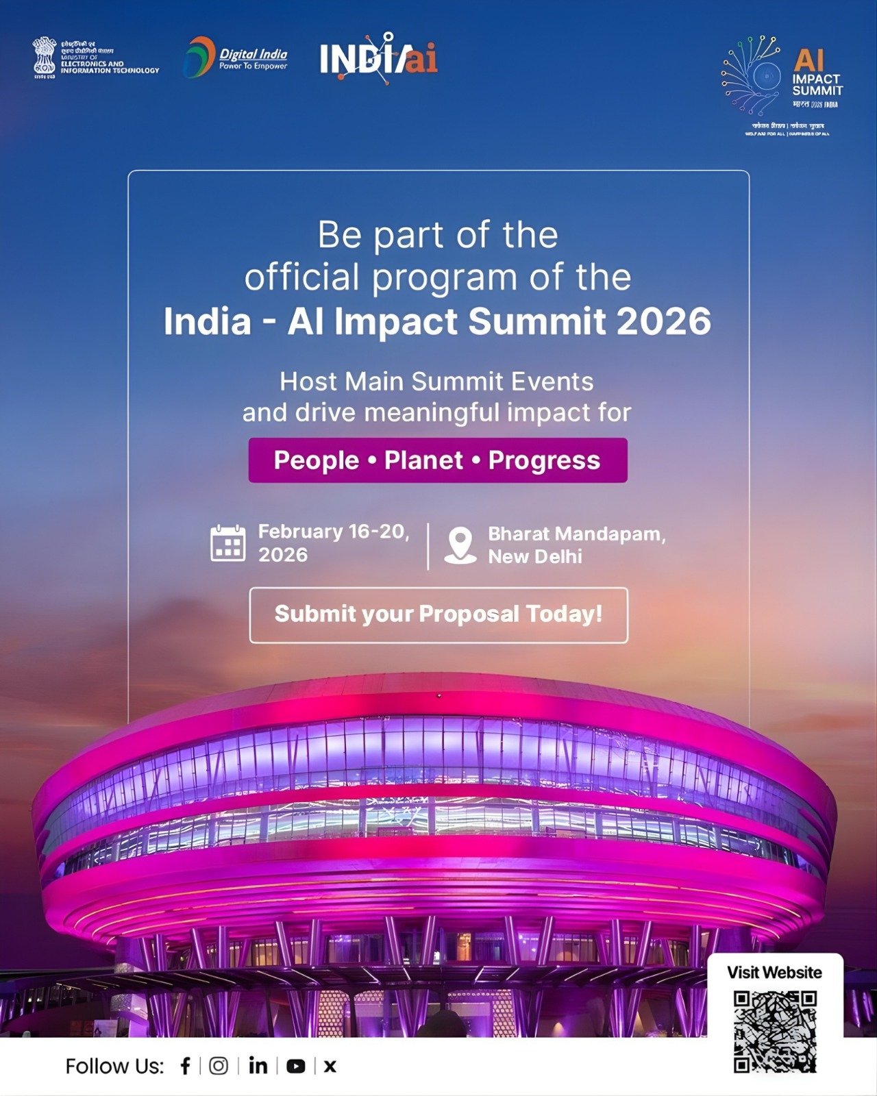 INDIA - AI Impact Summit (Register For Participation by 30th November 2025)