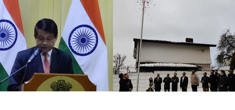 On the occasion of the 75th Republic Day, Ambassador hoisted the national flag and addressed the gathering of Indian community and friends of India in Belarus.   A short film on Swachh Bharat was screened on the occasion.