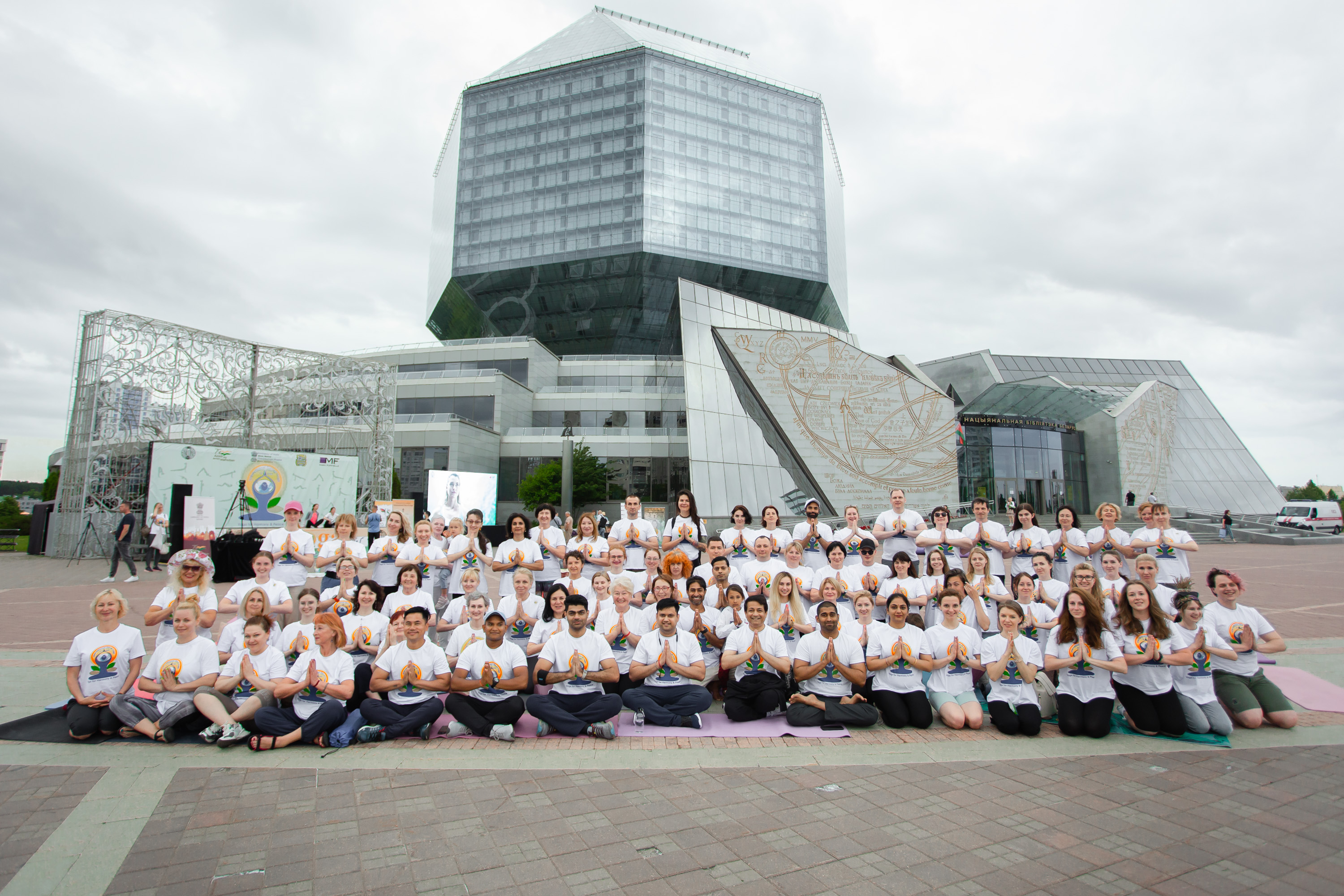 8th International Day of Yoga in Minsk, Belarus